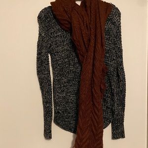 Long sleeve , see through / knit holes